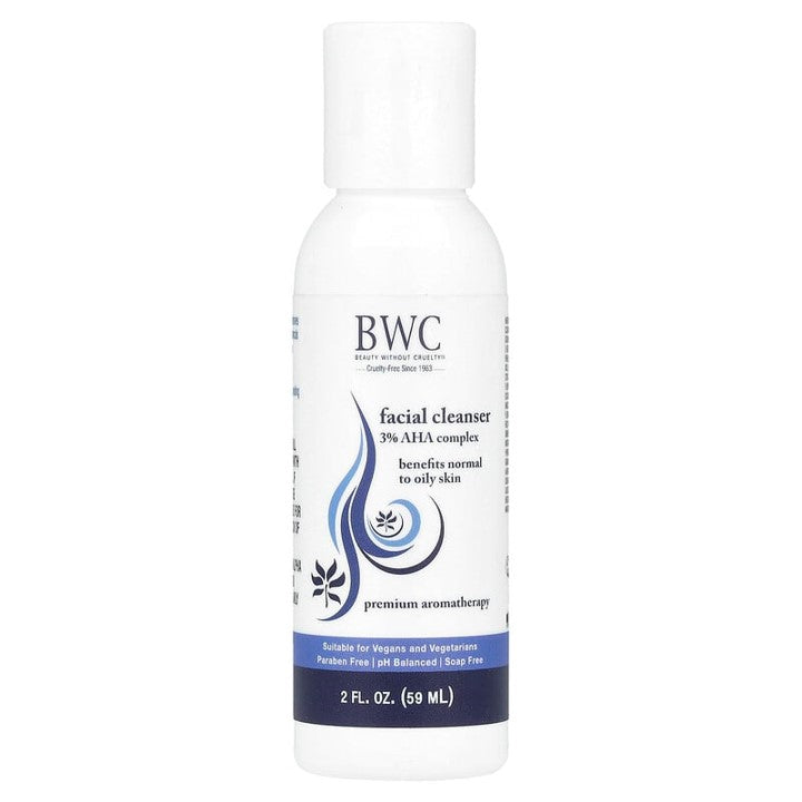 Beauty Without Cruelty, Facial Cleanser, 3% AHA Complex (59 ml)