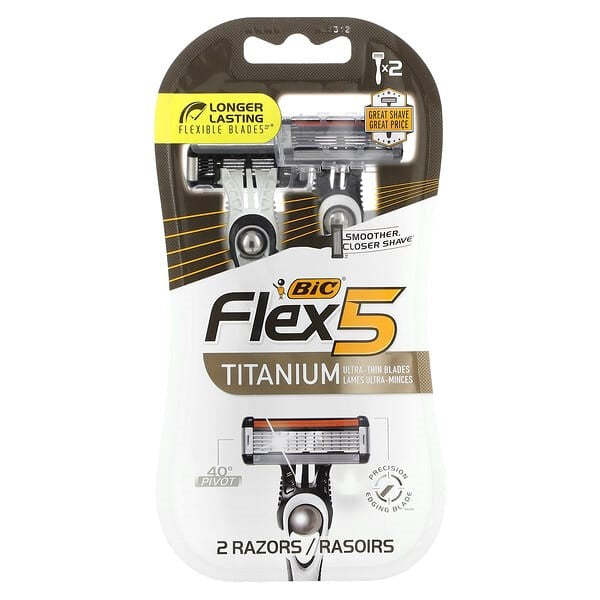 BIC, Flex 5, Men's Disposable Razors