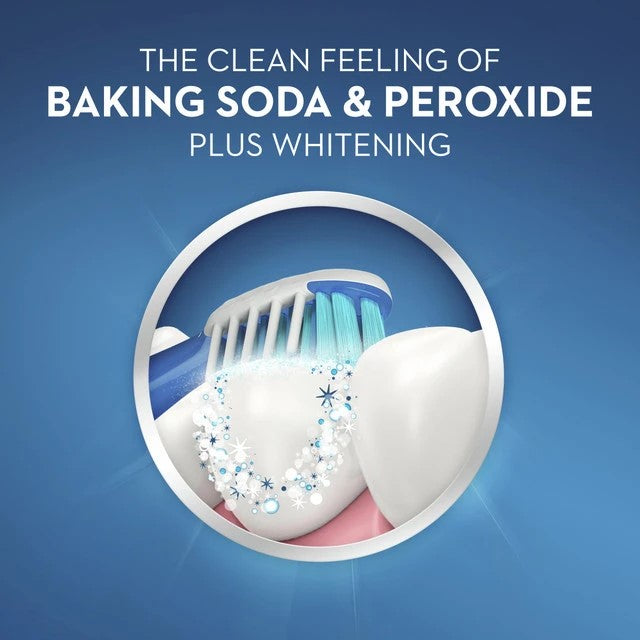 Crest, Plus, Baking Soda & Peroxide Whitening Fluoride Toothpaste, Fresh Mint 68 g