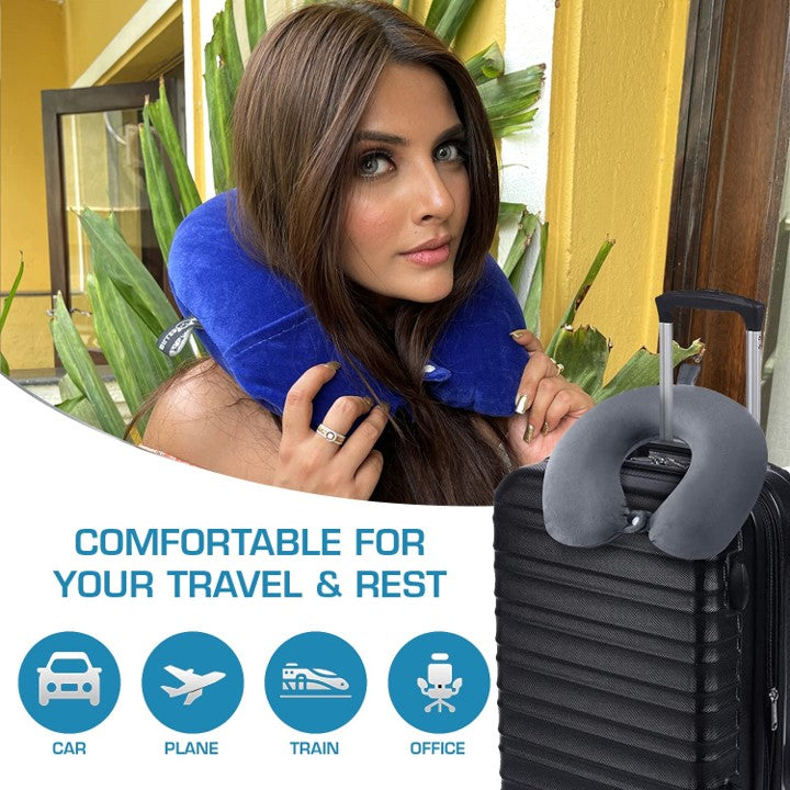Billebon Premium Neck Pillow Eye Mask Combo