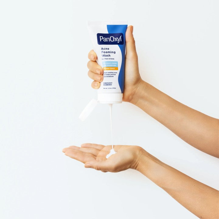 PanOxyl, Acne Foaming Wash, For Face & Body, Maximum Strength (28 g)