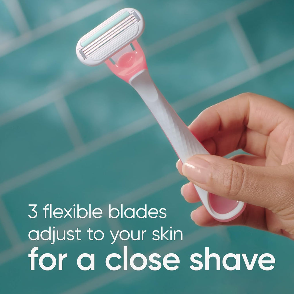 Gillette, Venus, Sensitive, Women's 3 Disposable Razors